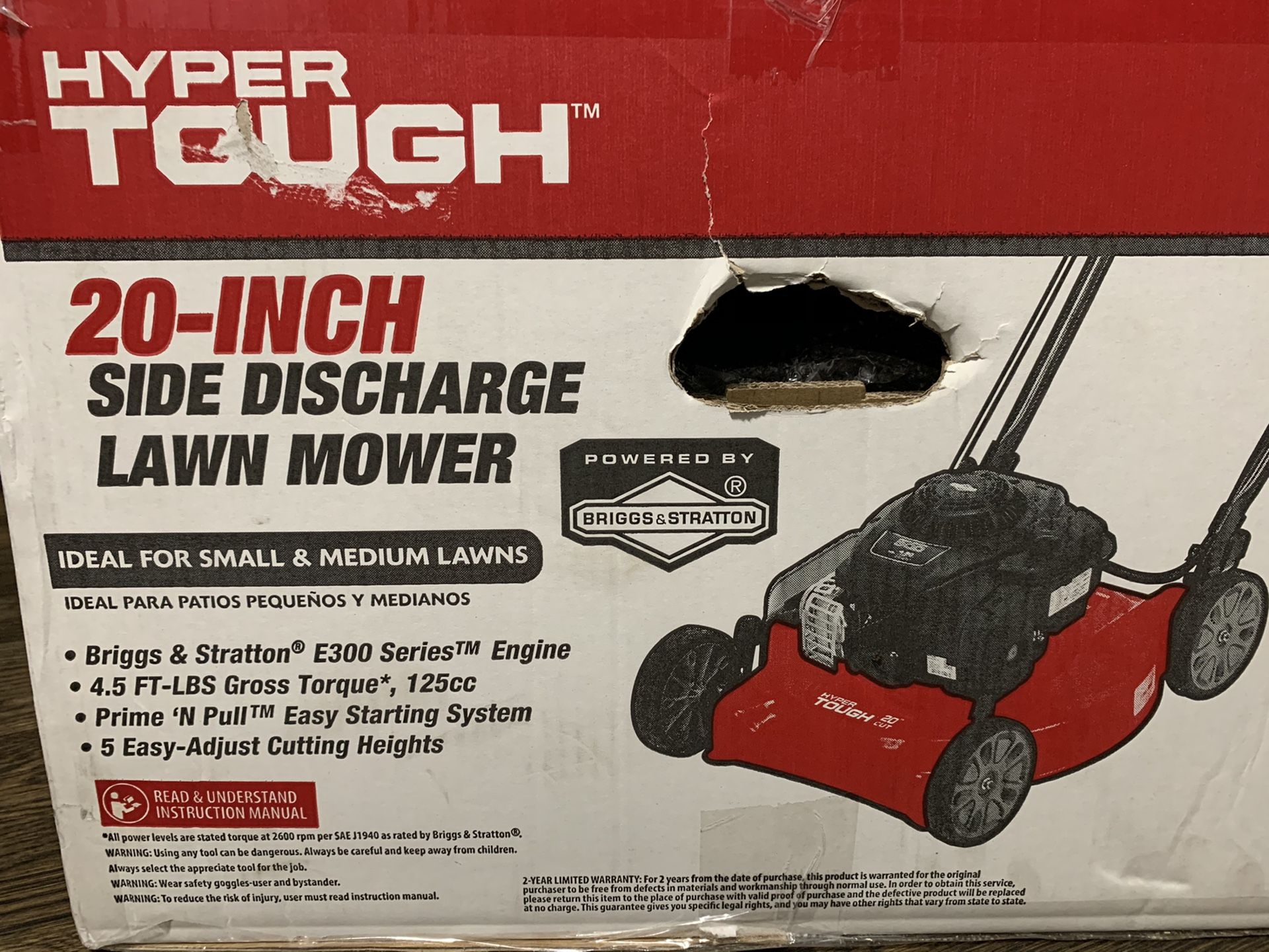 Hyper tough 20 inch lawn mower manual best sale