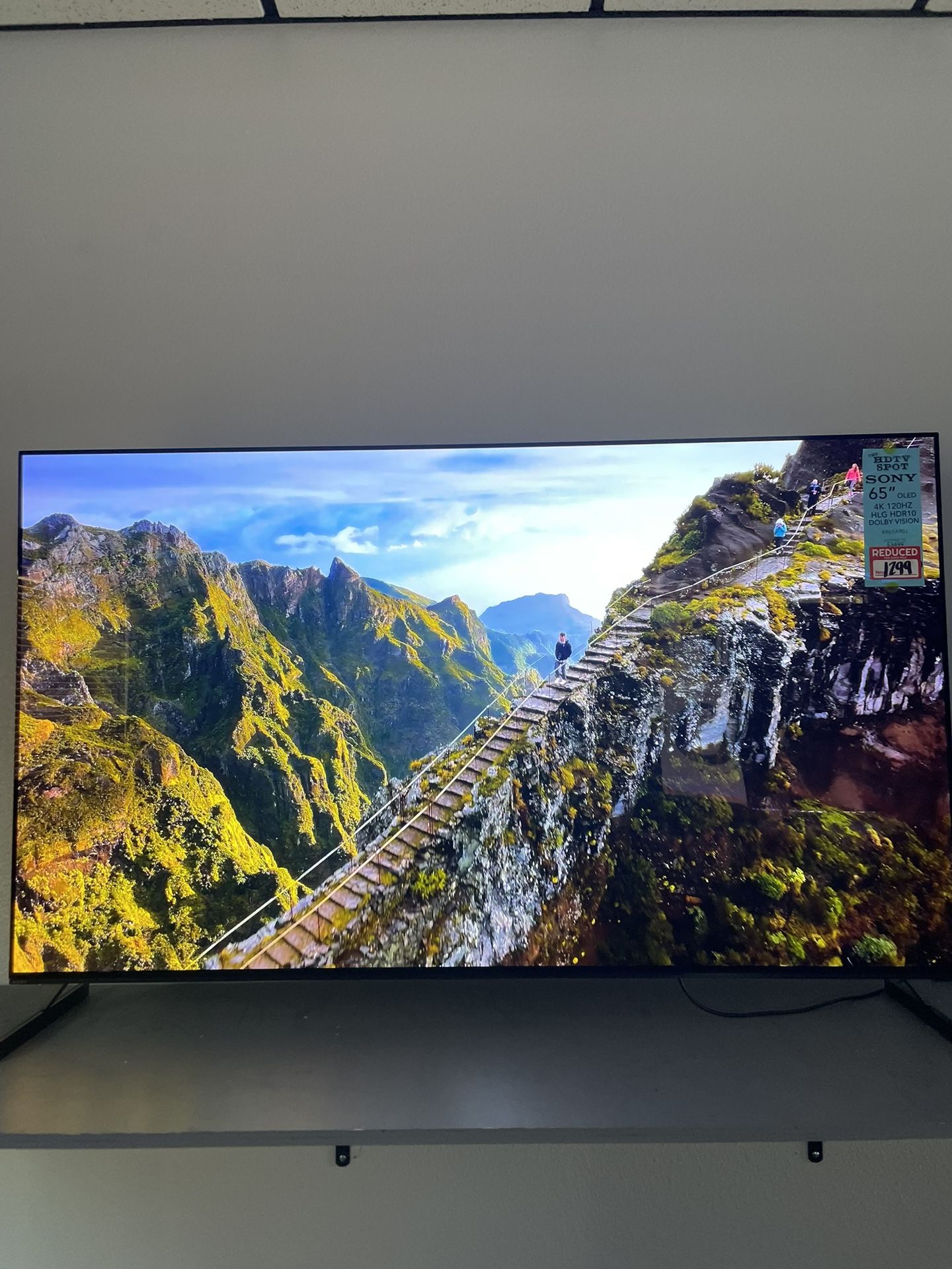 Sony A90J 65 Inch TV: BRAVIA XR OLED 4K Ultra HD Smart Google TV