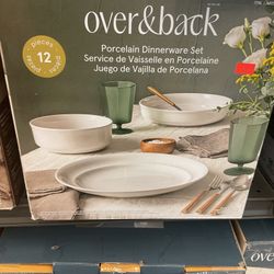 Over & Back 12 Piece Dinnerware Set 