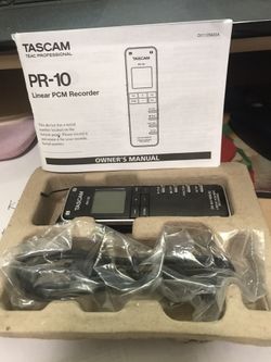 Tascam PR-10 Recorder