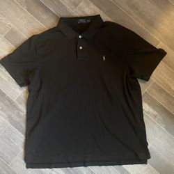 Polo Ralph Lauren Men's Size 2XL Pima Soft Touch Cotton Polo Shirt Black