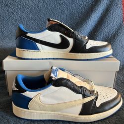 Jordan 1 Low Fragment Travis Scott Size 13