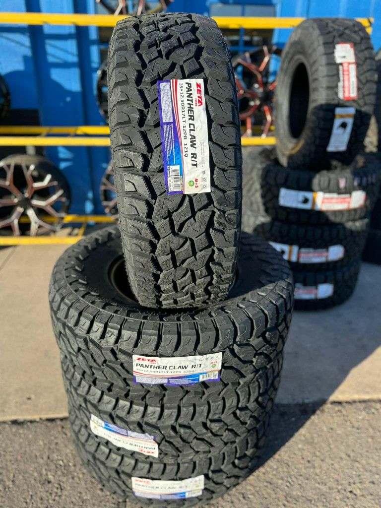 Set De Llantas Nuevas 35 12.50 17 ZETA