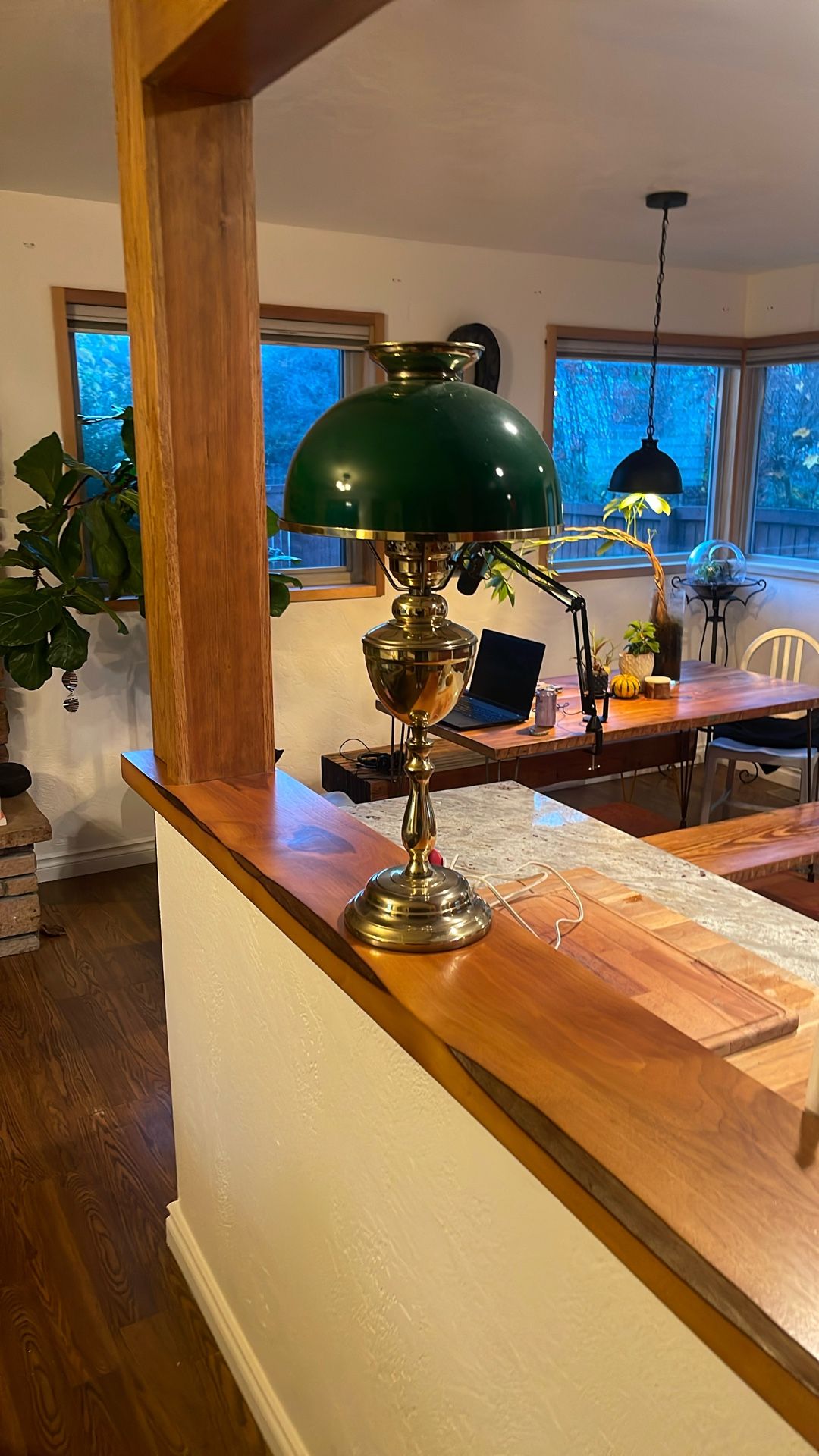 Antique Brass Lamp