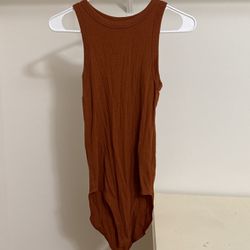 Orangey Brown Bodysuit