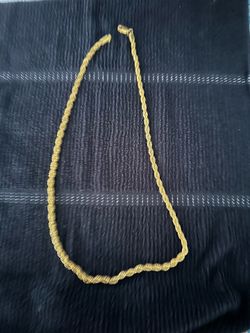 Nice gold plated men’s 24 inch rope chain
