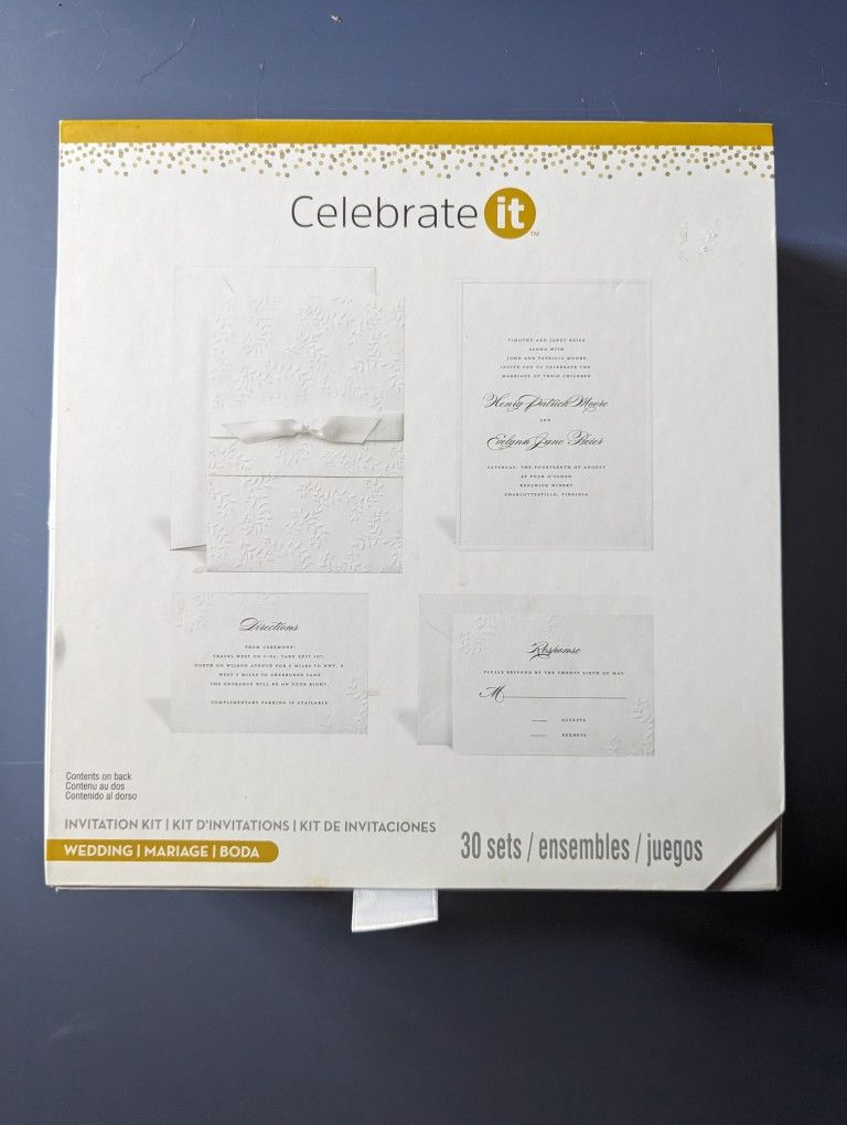Celebrate It: Wedding Invitation Kit
