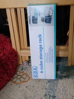 Brand new cubical 6 spots for gray cubbies which are brand new in the box