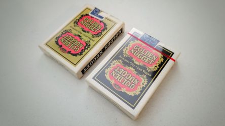 Vintage Golden Nugget Playing Cards Set, Type 6 (1 Deck Sealed), c. 1985 (Rare)