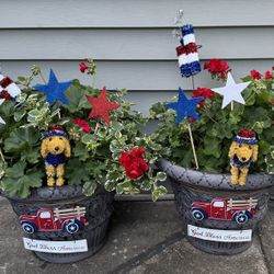 Fourth Of July Planters