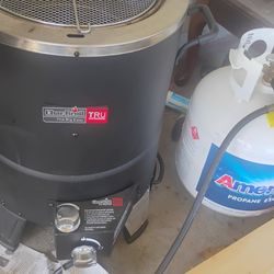 Greaseless turkey fryer