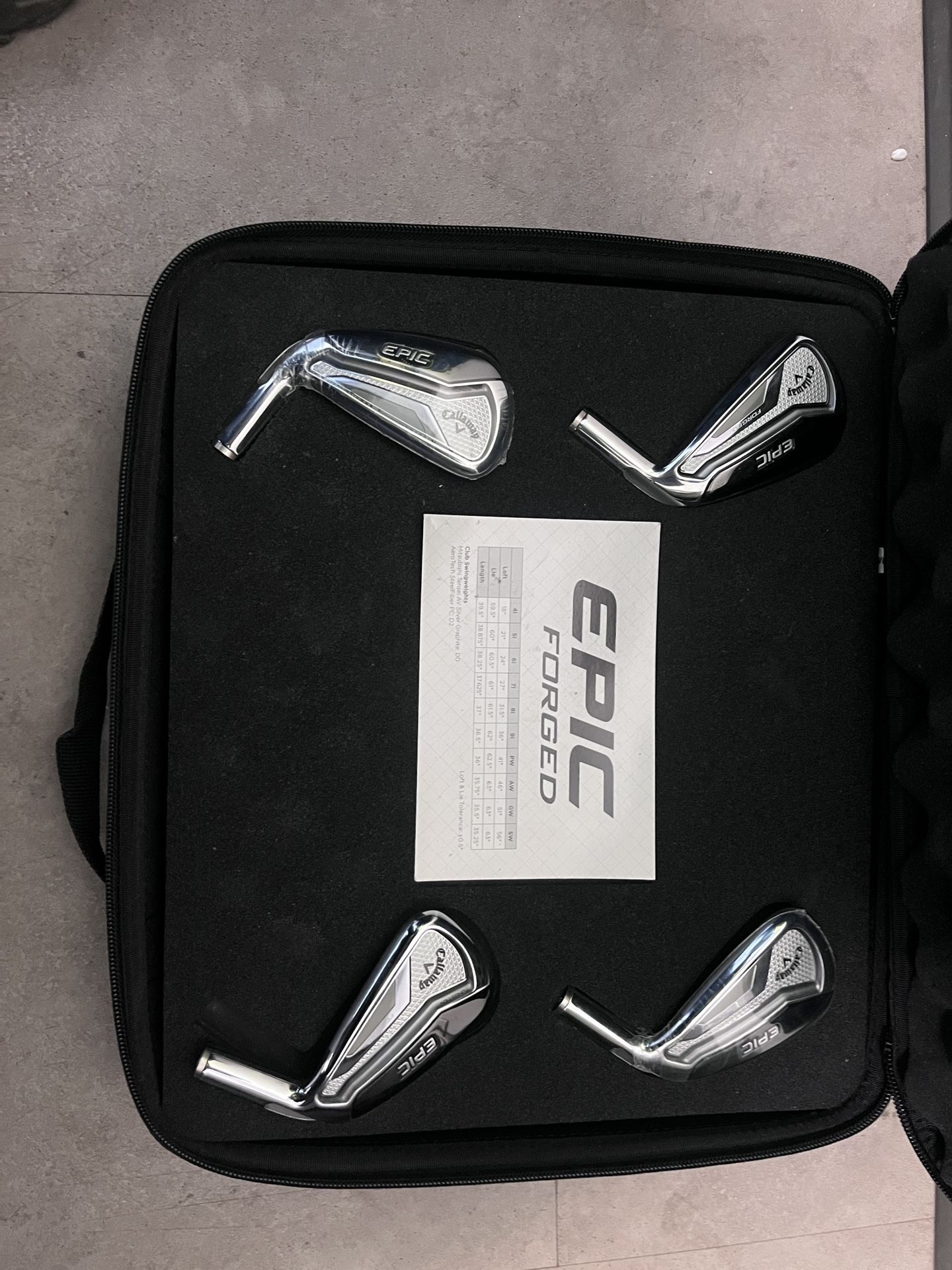 Callaway Epic Forged 7 Irons, Just The Irons