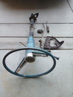 1961 CHEVROLET BEL AIR PARKWOOD WAGON STEERING COLUMN ASSEMBLY