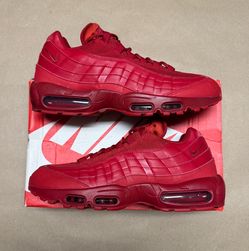 Nike Air Max 95 Triple Red Mens size 12 running shoes Rare!