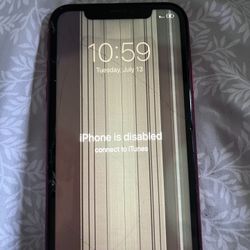 Fix Or Use For Parts.  Unlocked RED iPhone Unlocked 
