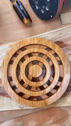 Handmade Trivet,  Made Out Of Cherry. 