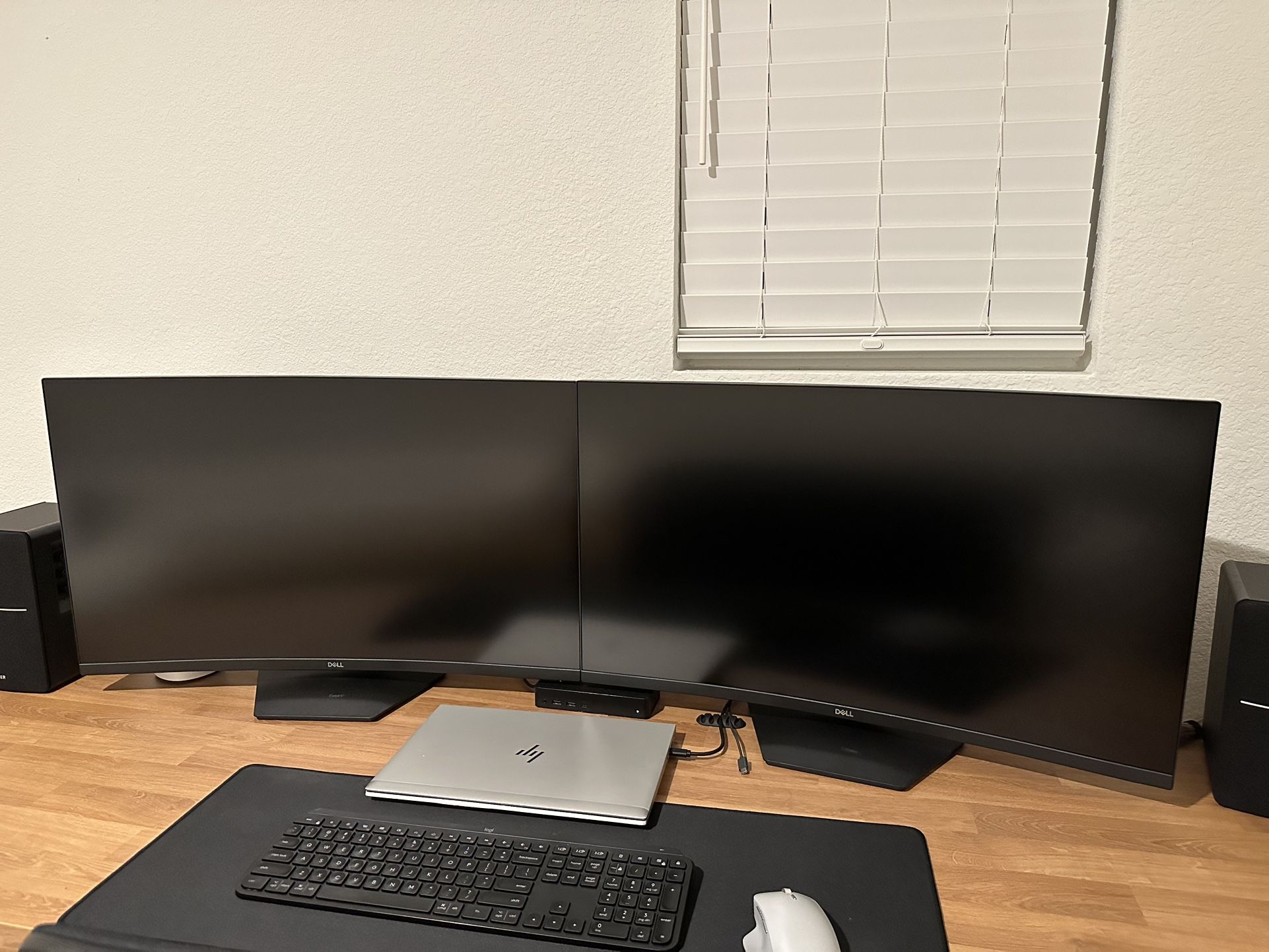 2 Dell 32 Curved Gaming Monitor