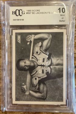 1990 Score Bo Jackson BCCG 10 Mint