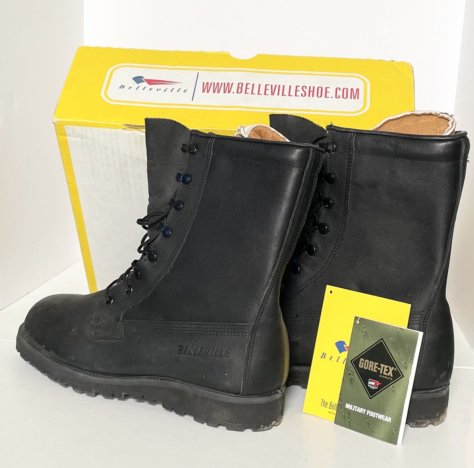 Belleville Infantry Combat Boot Size 10 R in Black With Vibram Soles NEW!! NWT NIB