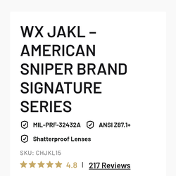 American Sniper Sunglasses