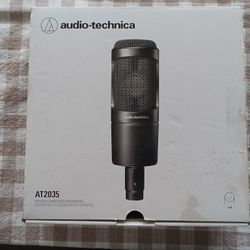 Audio-Technica AT2035 Cardiod Large Condenser Microphone 