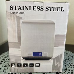 Stainless steel kitchen scale