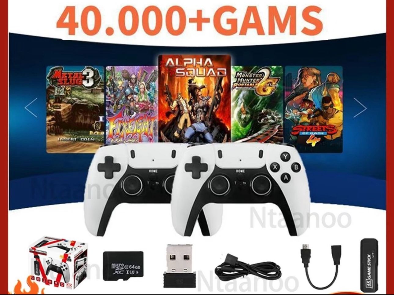 2.4g wireless Wireless Retro Game Console