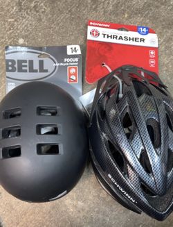 Men's Bell & Thrasher Bike helmets - New