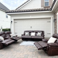 Beautiful Leather Electric Recliners 