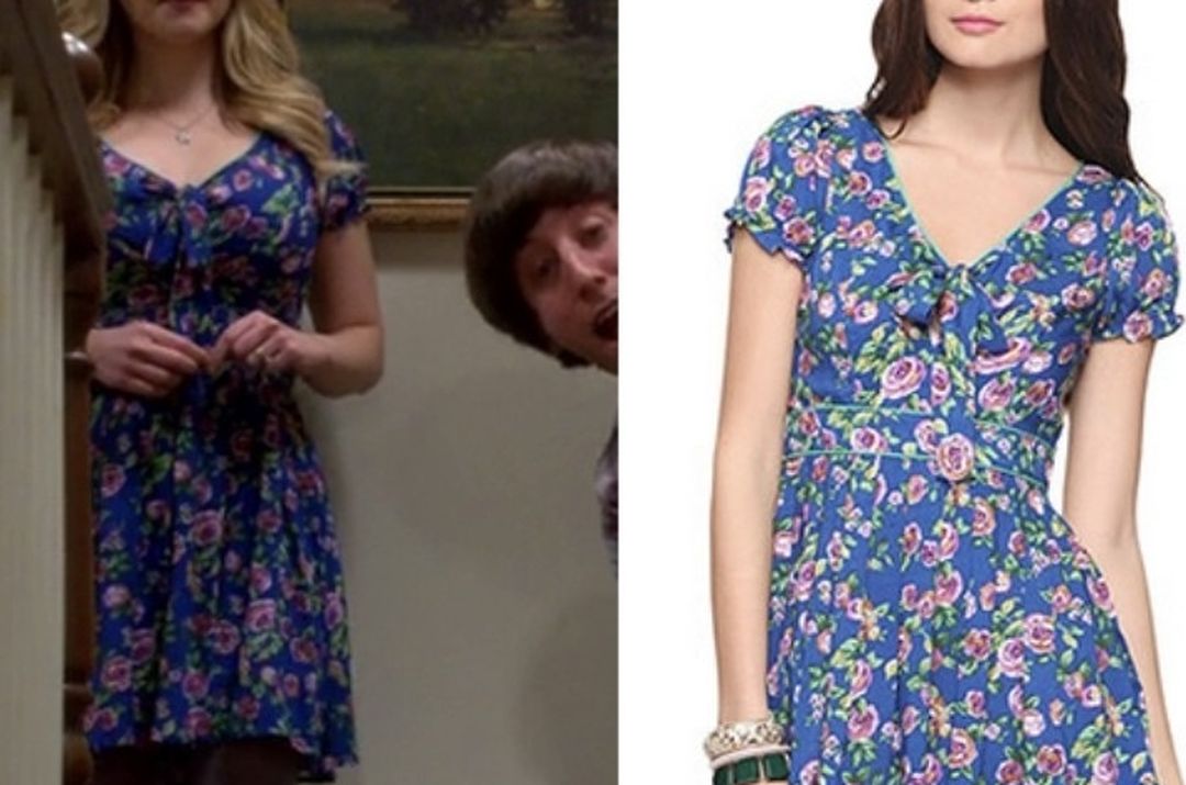 Forever 21 Blue Floral Mini Dress