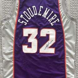 Amare Stoudemire Signed Phoenix Suns Custom Pro Style Jersey Beckett
