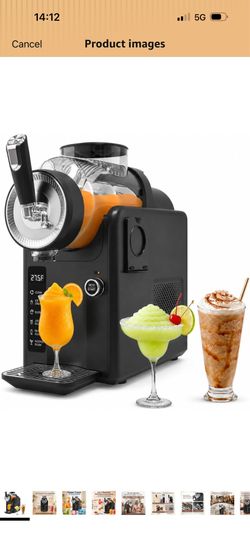 Brand new in box SYINTAO Slushie Machine No Ice Needed, 2-in-1 Frozen Drink & Soft Serve Ice Cream Maker, Self-Chilling Slushy Maker with 5 Presets, L