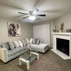 Brand New Glam Sectional, Cash Deal! 