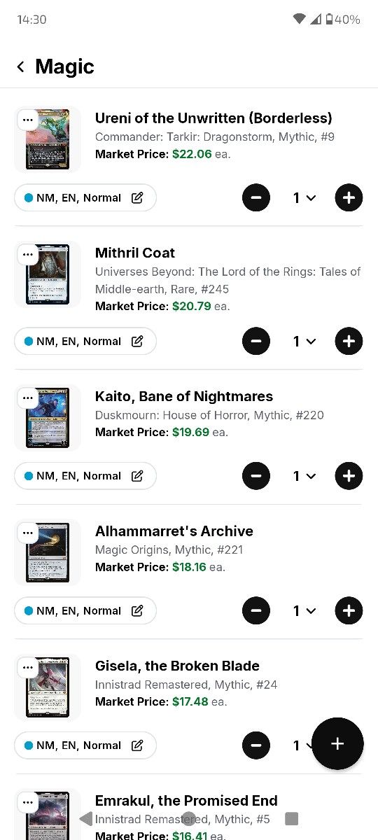 Magic The Gathering Cards