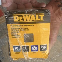 Dewalt 16 Gauge Finish Nails Brand New In The Box
