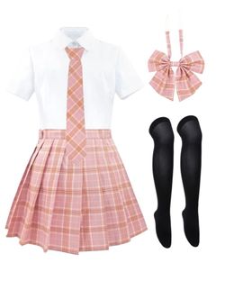 Japanese Anime Cosplay Costume 5-Piece Japanese School Uniform Women’s Sz Small