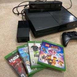 Xbox One With Connect And Games