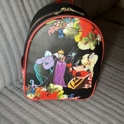 Disney Villains Group Floral Mini Backpack - BoxLunch Exclusive 