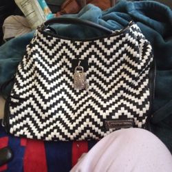 Disney Black And White Pattern Purse