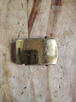 Military Brass Metal Belt Buckle