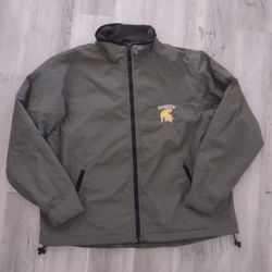 Men's Large Jacket Lined With Fleece