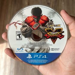 PS4 street fighter V Disc 