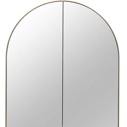 30”w 34”h Framed Arch Medicine Cabinet