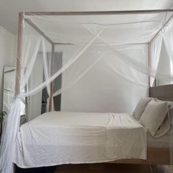 IKEA YTTERVÅG Four Poster Bedframe 