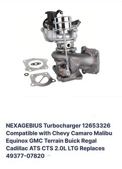 Turbocharger 1(contact info removed) for 2.0L LTG
