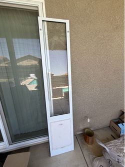 Doggy Door - sliding door insert