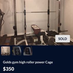 High Roller  Power Cage W Bench