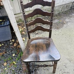 Vintage Wooden Chairs 