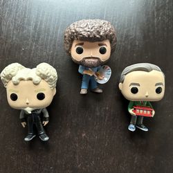 3 Funko Pop Figurines
