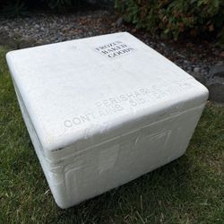 Styrofoam Box 15”x14.5”x 9.5”